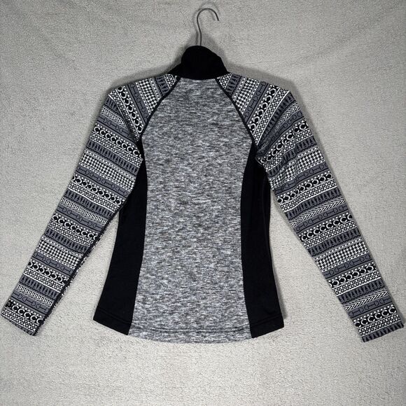 Kerrits Womens Size S Bit of Horses Sweater Jacket Full Zip Fair Isle Equestrian - Picture 12 of 15